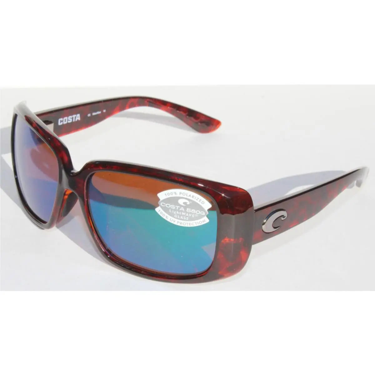 Costa Del Mar Little Harbor Polarized Womens Sunglasses Tortoise/green 580G Rare
