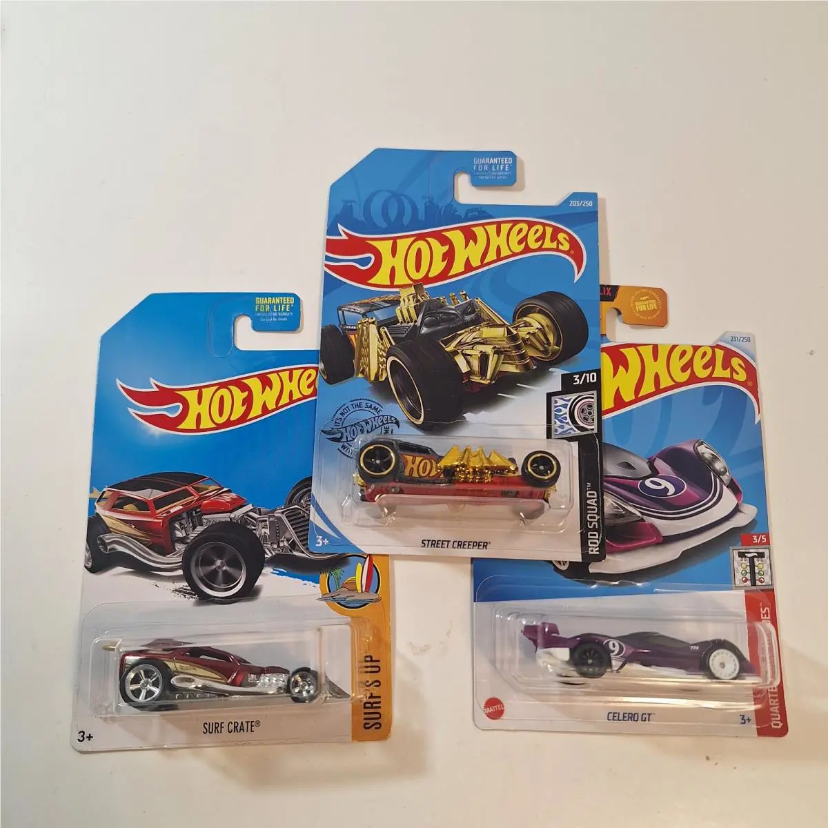 Hot Wheels Celero Gt Super/ Street Creeper Super/ Surf Crate Super Treasure Hunt