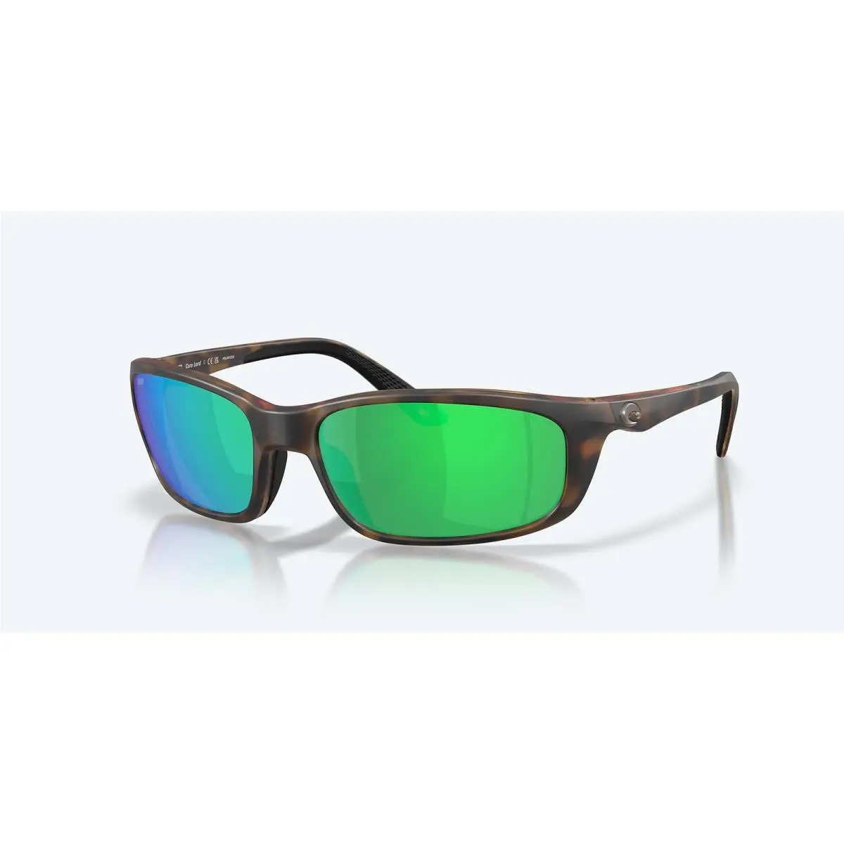 Costa Del Mar Brine II Matte Tortoise/green Mirror 580P Polarized Sunglasses