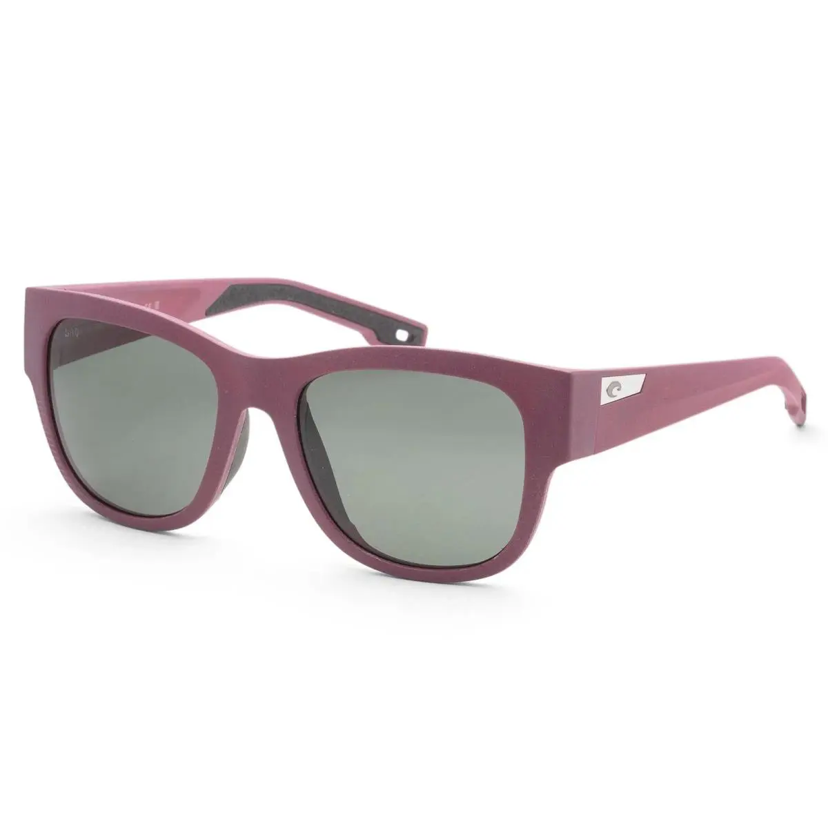 Costa Del Mar Women`s Caleta 55mm Net Plum Polarized Sunglasses 6S9084-908401-55 - Frame: Purple, Lens: Green, Other Frame: Net Plum