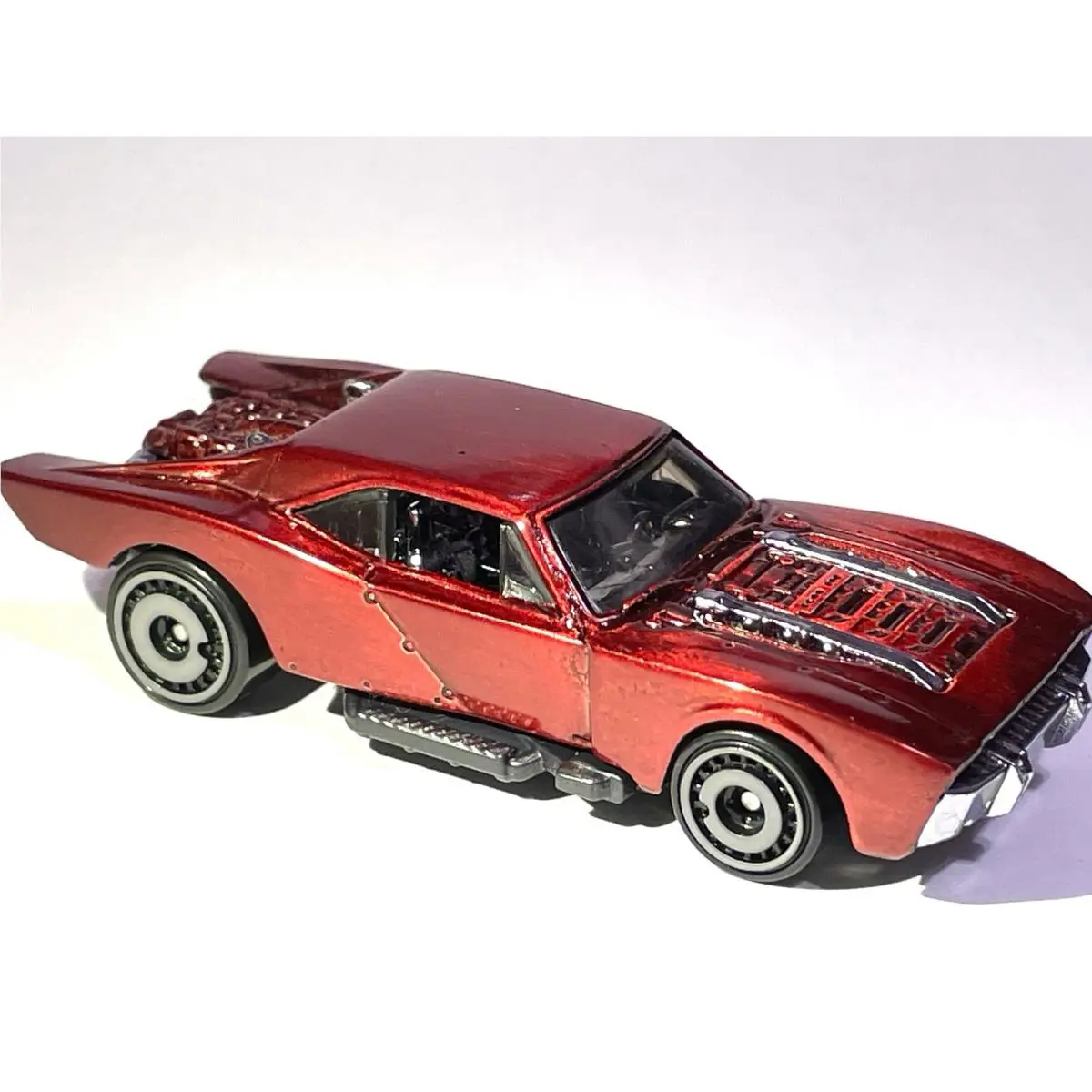 Hot Wheels Custom Made Redline Spectraflame Red Batman Batmobile GRX23
