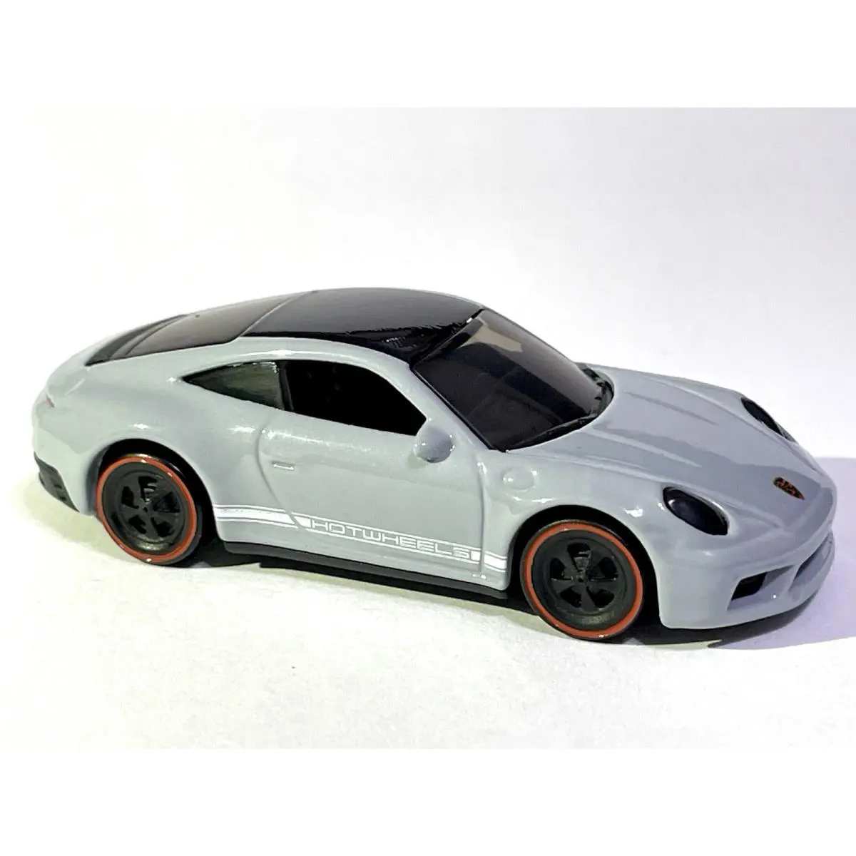 Hot Wheels Custom Made Redline Grey Porsche 911 Carrera T Diecast Car