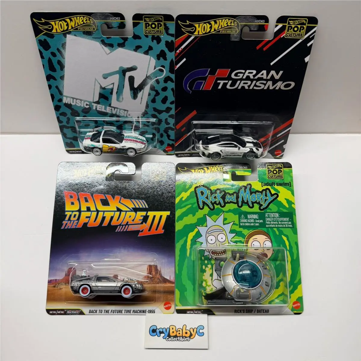 Hot Wheels Premium Pop Culture P 2025 5 Car Set HXD63 2022 Porsche 911 GT3 RS