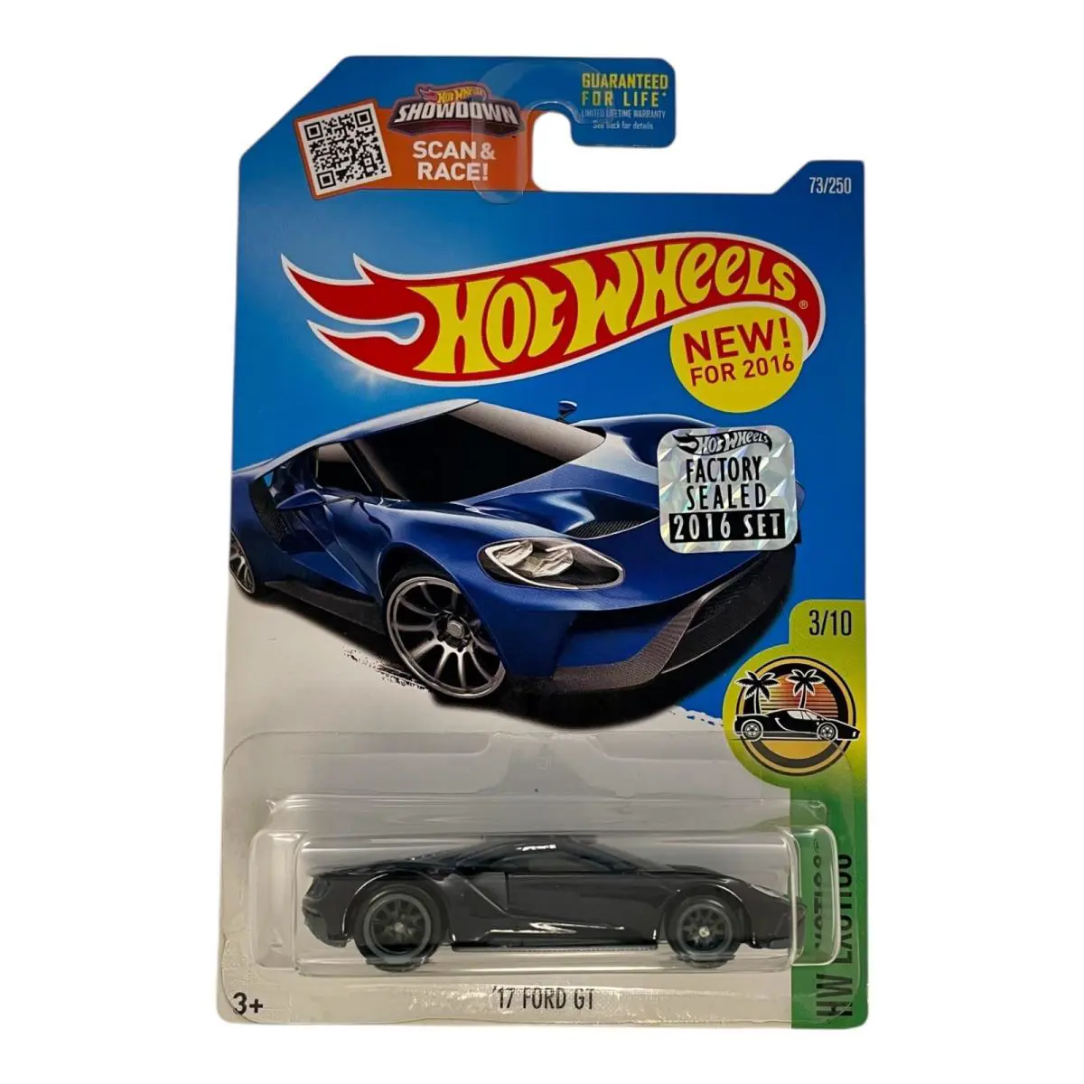 Hot Wheels 17 Ford GT HW Exotics Super Treasure Hunt Blue - 2016