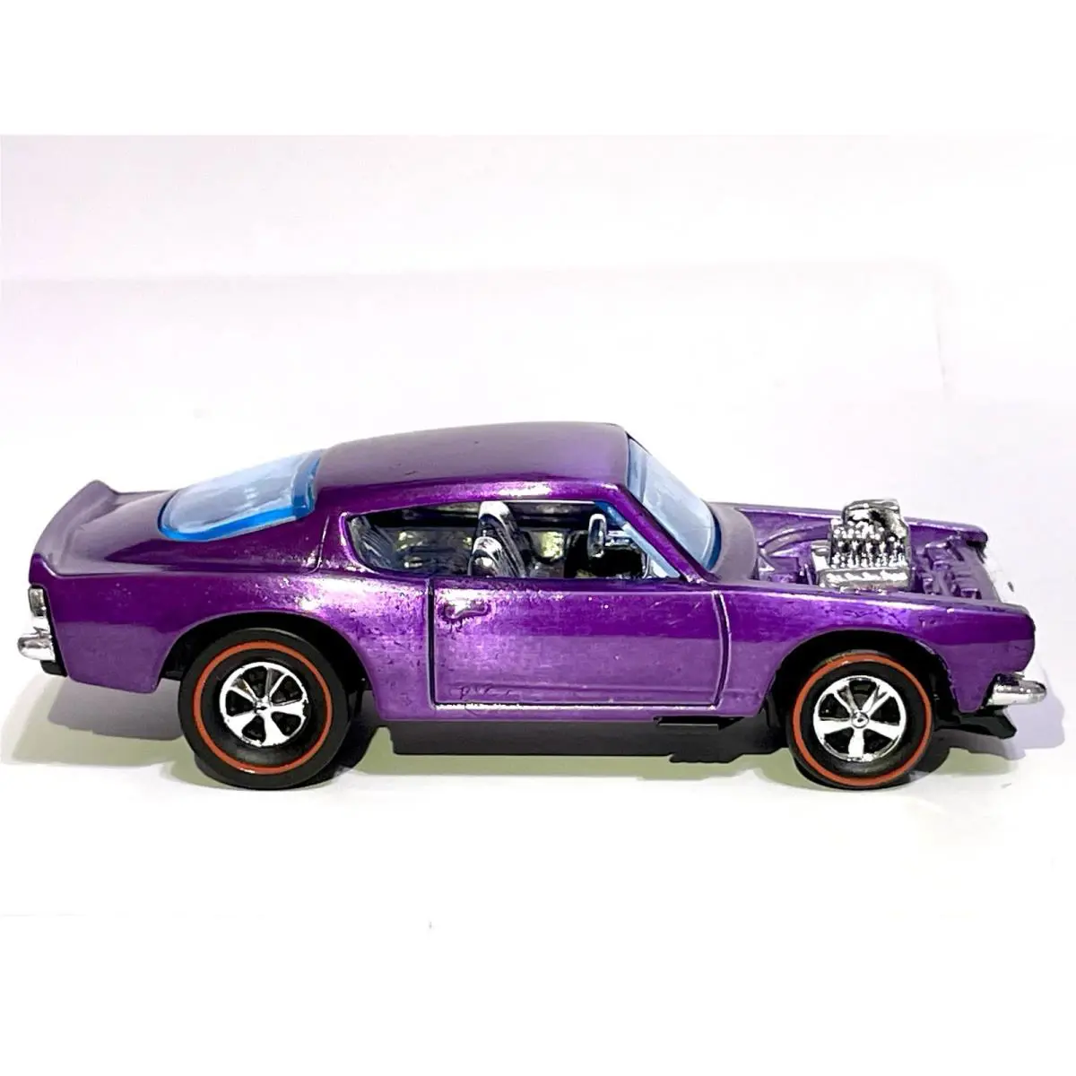 Custom Made Redline Hot Wheels Barracuda Spectraflame Purple