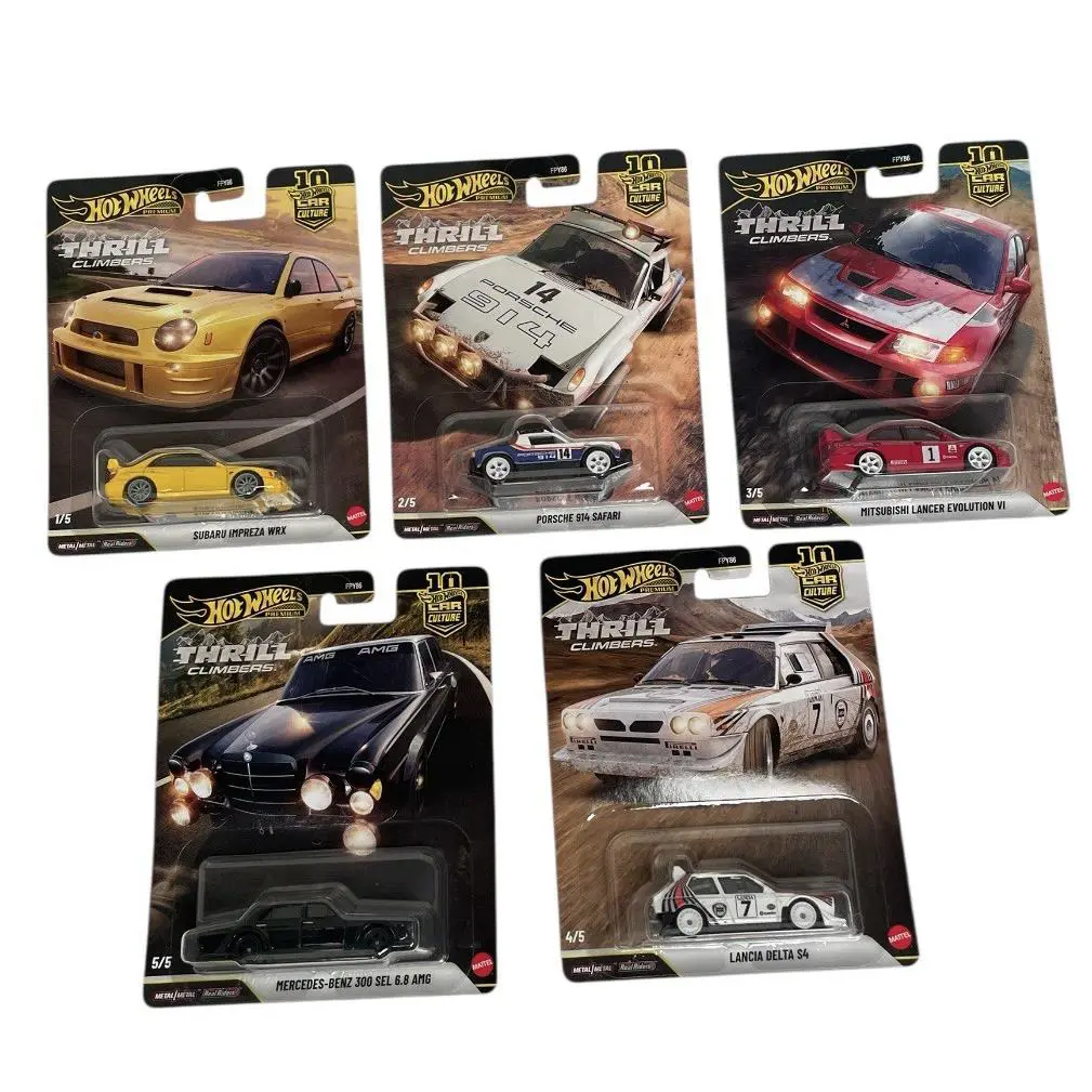 Hot Wheels Car Culture 2026 Thrill Climbers Set Of 5