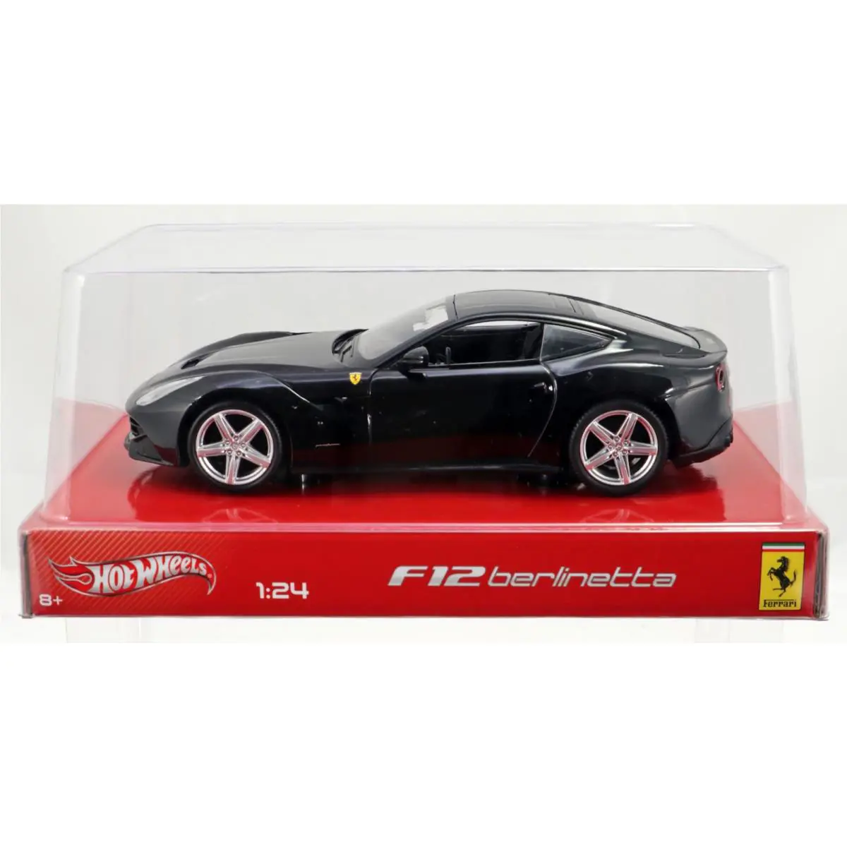 Hot Wheels Ferrari F12 Berlinetta - BCK03 Never Removed From Box 2013 Black 1:24