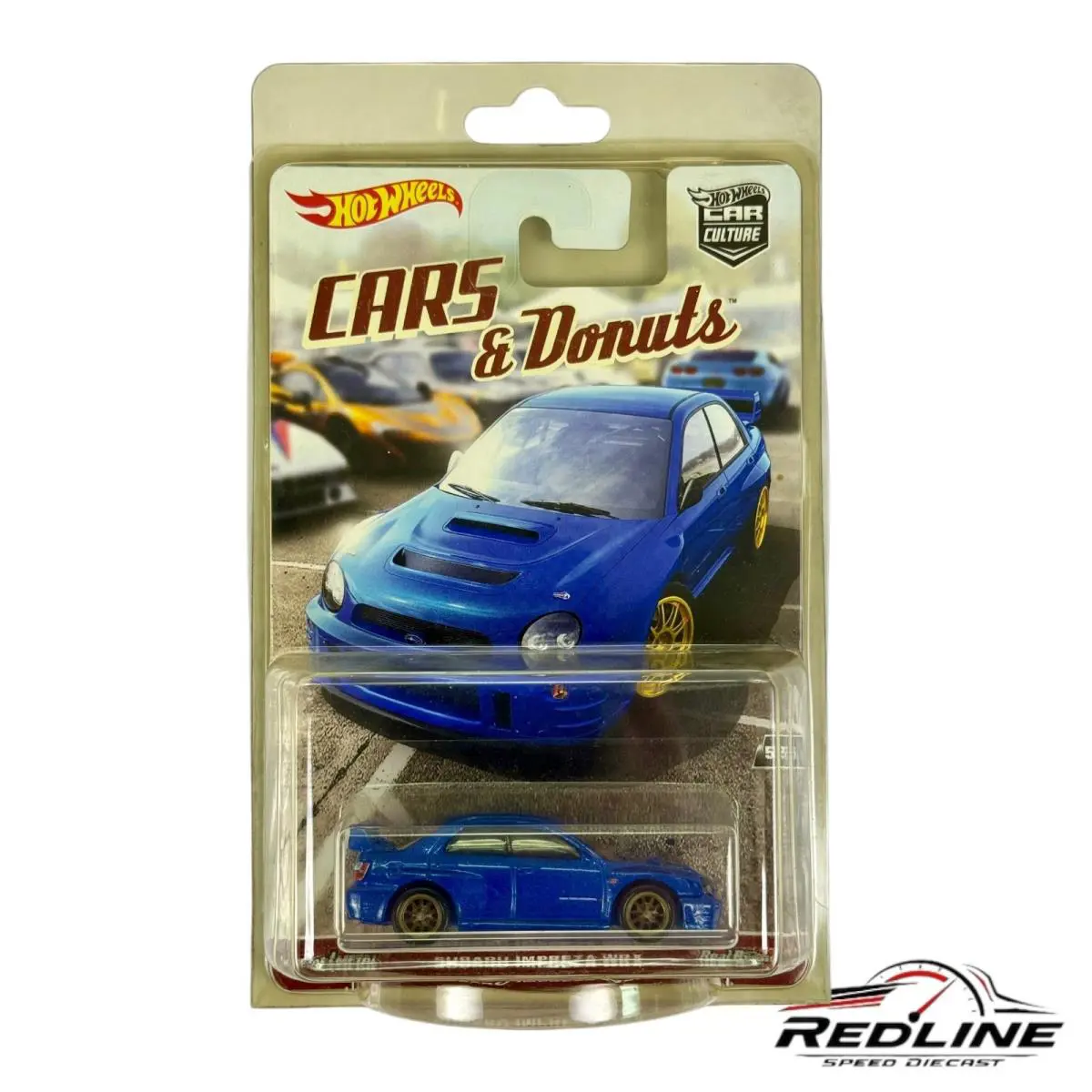 Hot Wheels Cars Donuts Subaru Impreza Wrx Blue H15