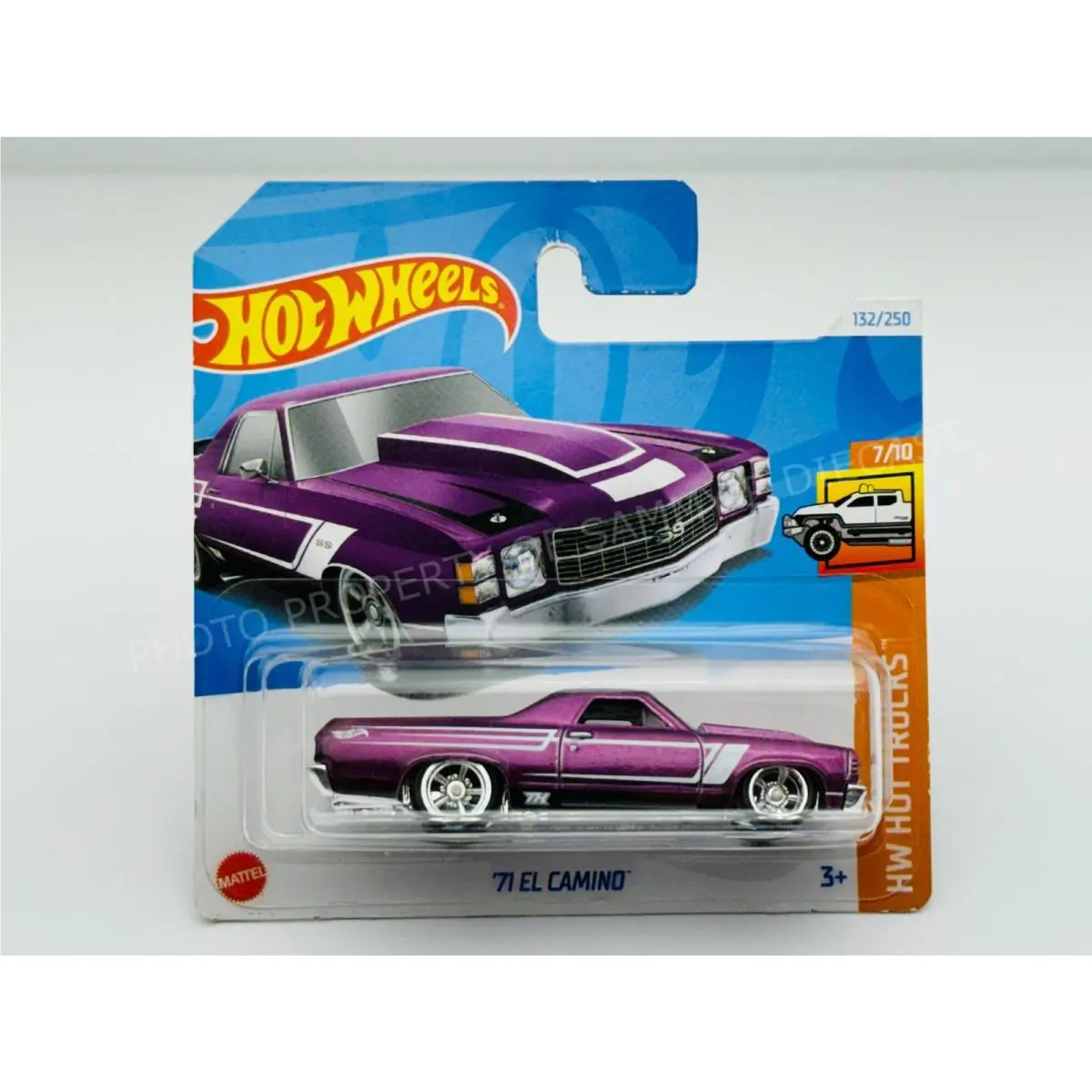 Hot Wheels 2024 Super Treasure Hunt `71 EL Camino Rare Short Card