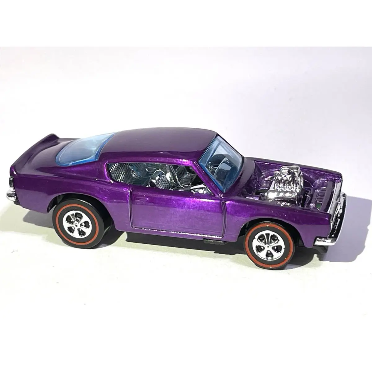Custom Made Redline Hot Wheels King Kuda Barracuda Spectraflame Purple