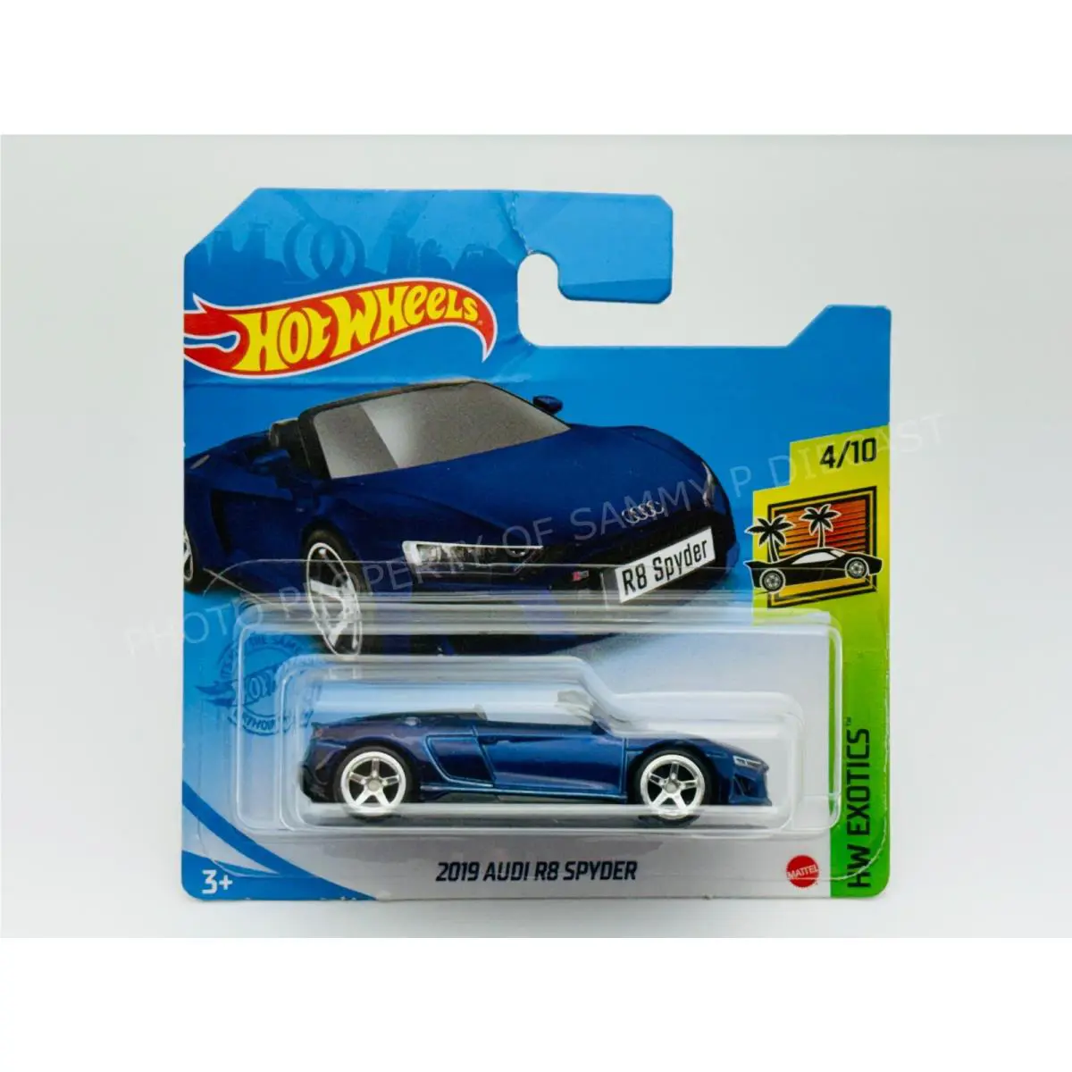 Hot Wheels 2021 Super Treasure Hunt `19 Audi R8 Spyder Rare Short Card