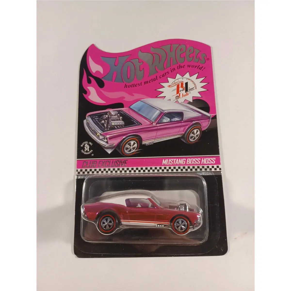 Hot Wheels Rlc Club Exclusive Pink Party Car `70 Mustang Boss