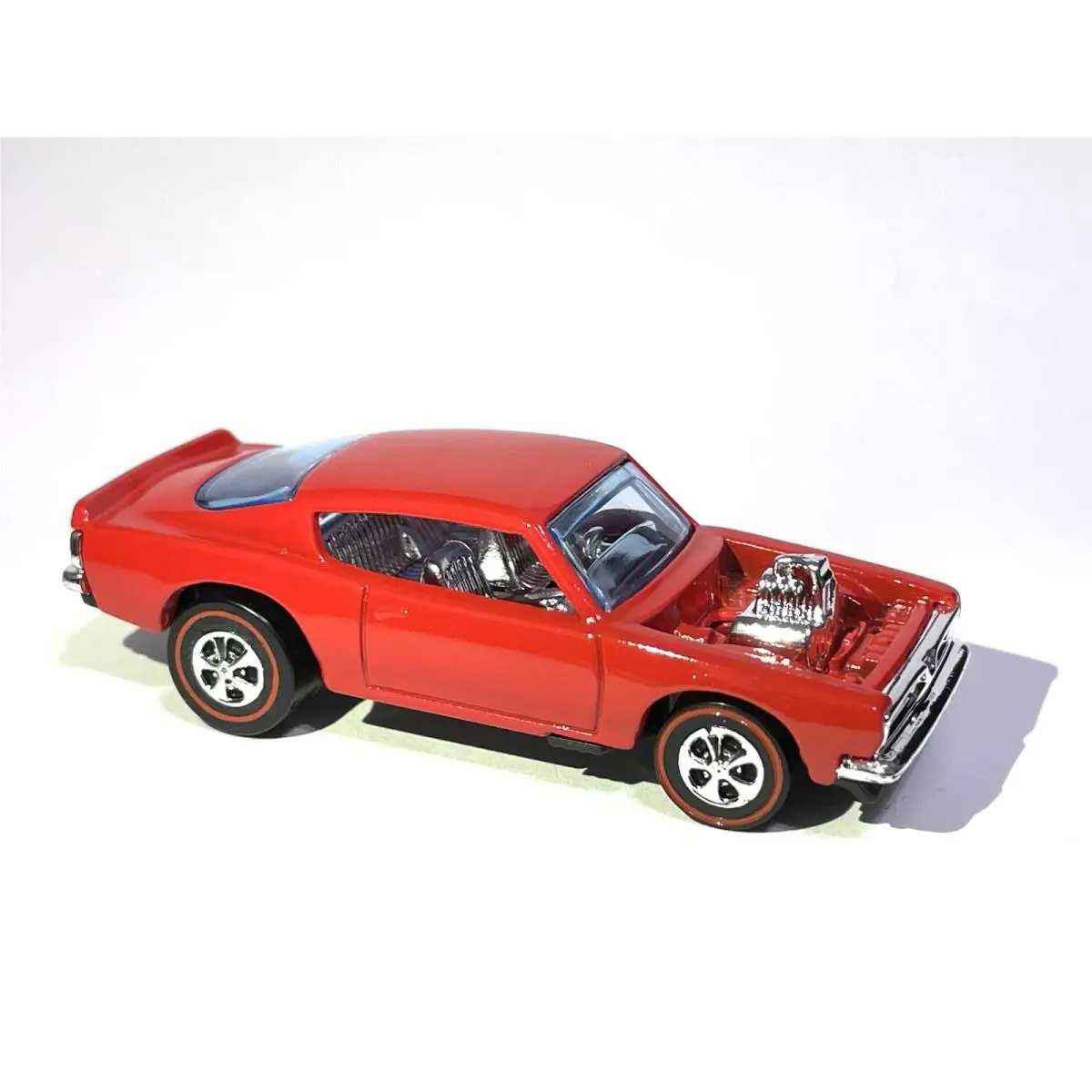 Custom Made Redline Hot Wheels King Kuda Plymouth Barracuda Gloss Red