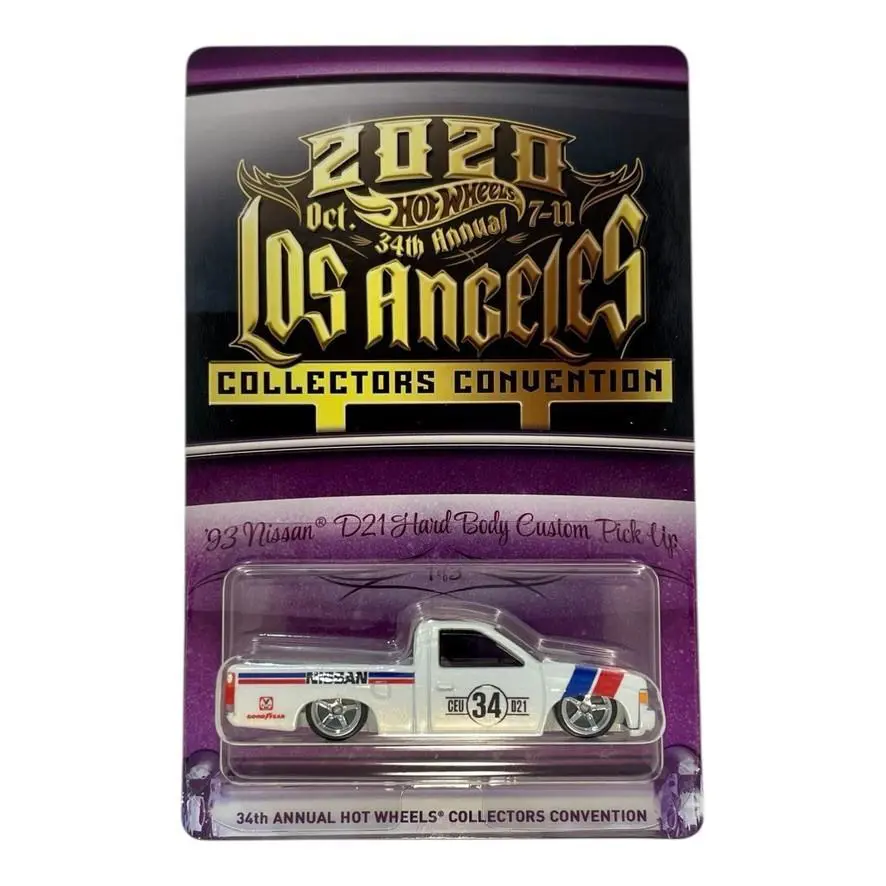 Hot Wheels 93 Nissan D21 Hardbody Pick Up 2020 34th LA Convention 5116/6700