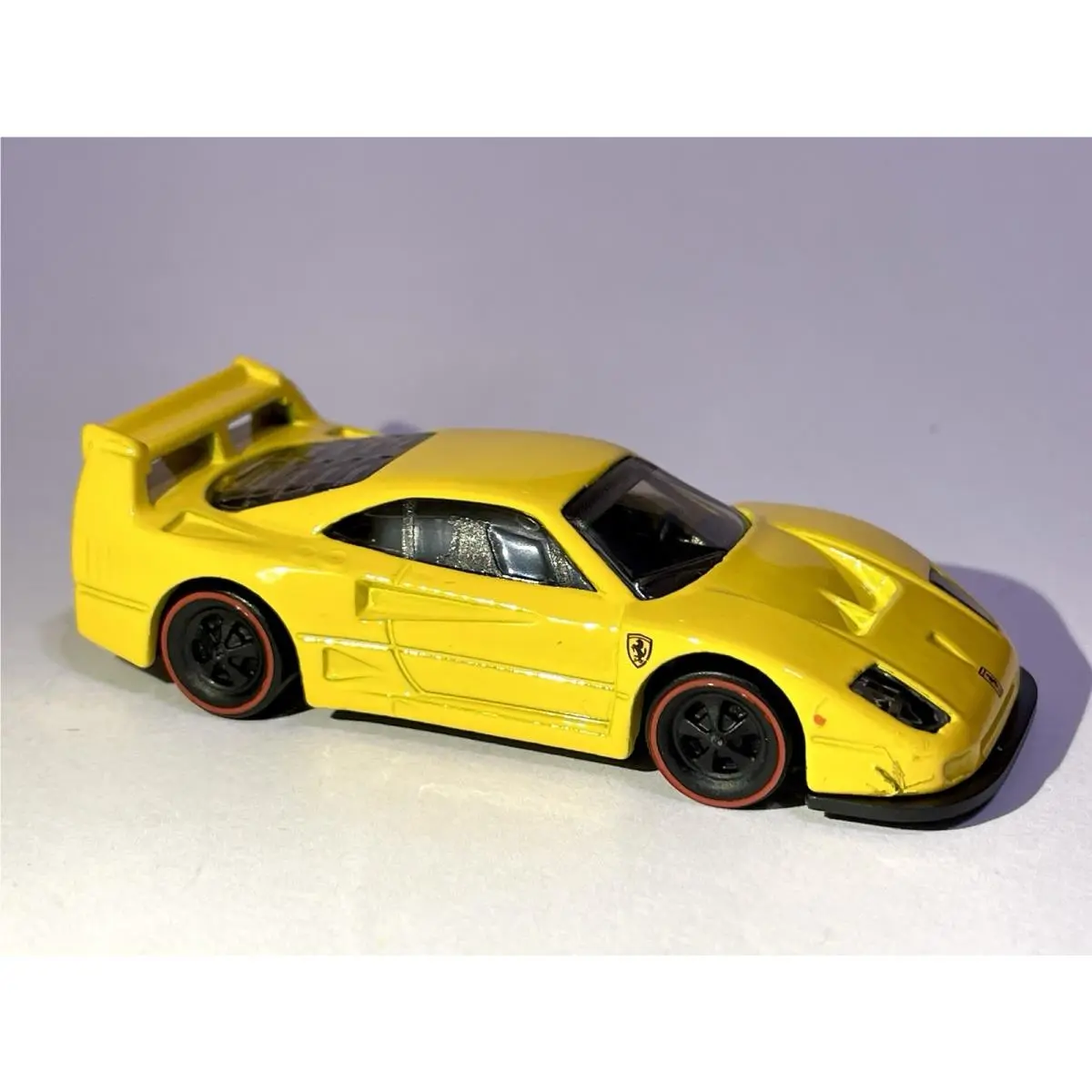 Hot Wheels Custom Made Redline Exotics Ferrari F40 Competizione Yellow