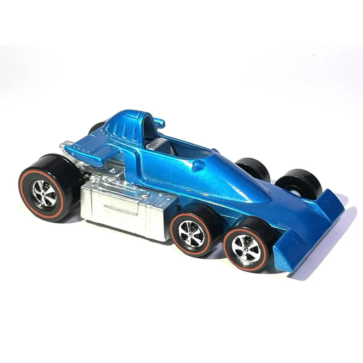 So Cool Vintage Hot Wheels Lickety Six Custom Restored In Ice Blue