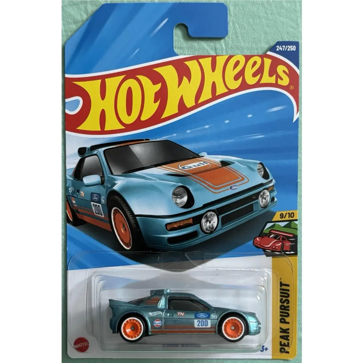 Hot Wheels Reverse Rake Super Treasure Hunt Gulf Ford RS200