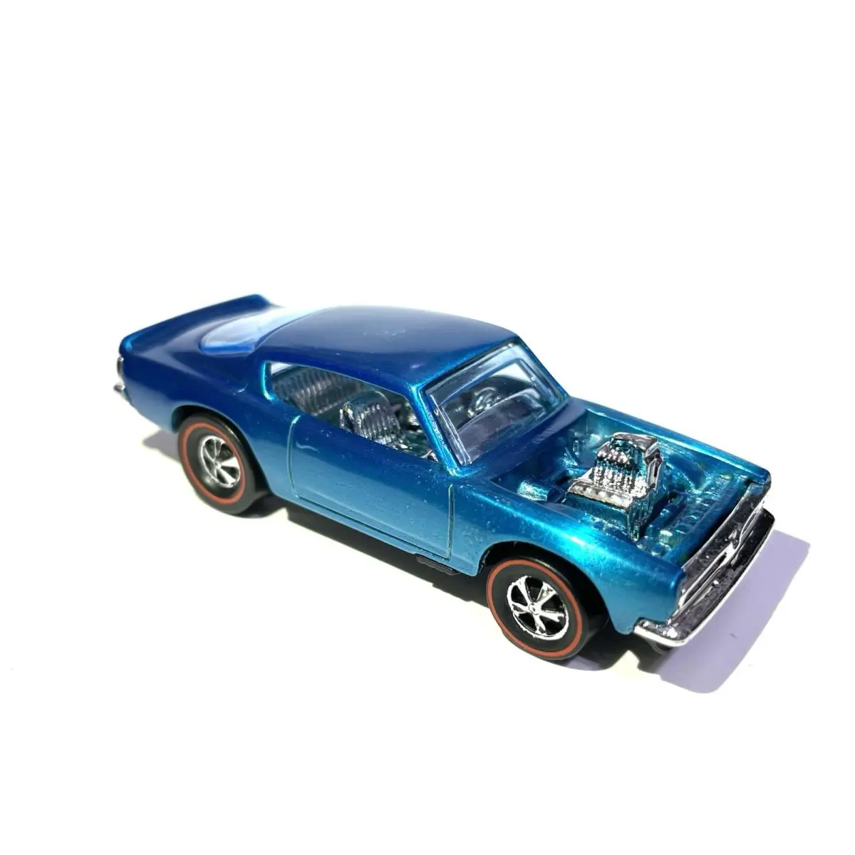 Custom Made Redline Hot Wheels Plymouth Barracuda Spectraflame Blue
