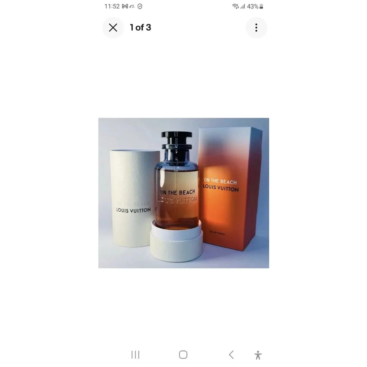 Louis Vuitton LV Men`s Eau de Parfum On The Beach 100ml