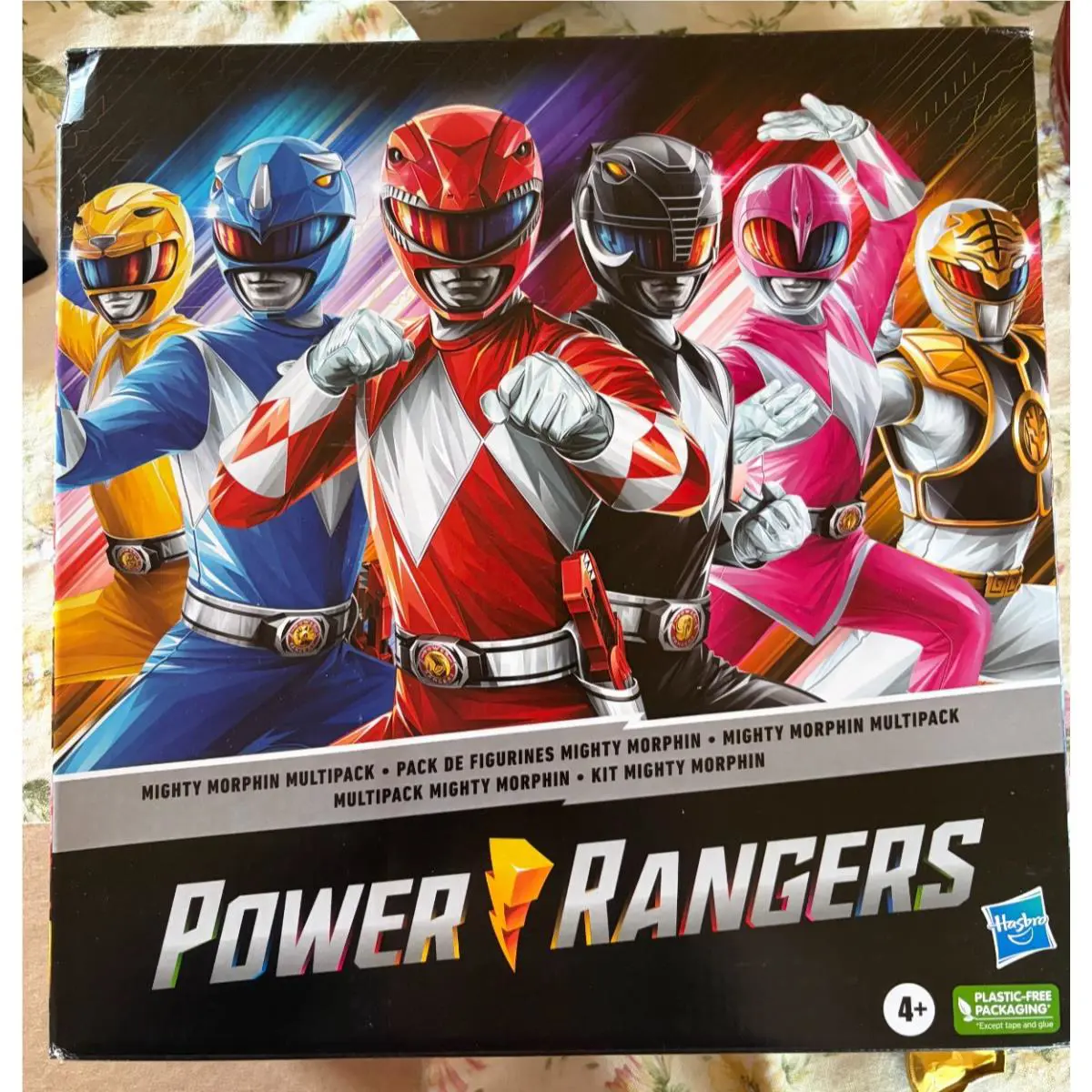 Hasbro Power Rangers Mighty Morphin Multipack of 6 Action Figures 12 in - F5230