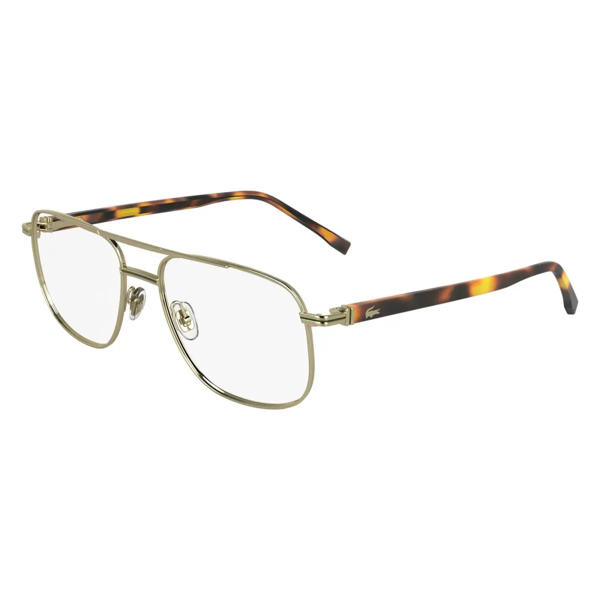 L 2302 Gold 714 Size 57 Eyeglasses by Lacoste