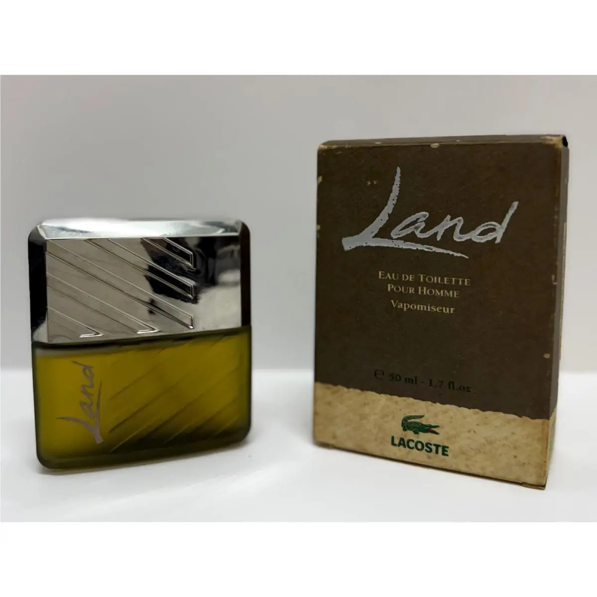 Land Lacoste For Men 1.7 OZ / 50 ML Eau DE Toilette Spray Vintage