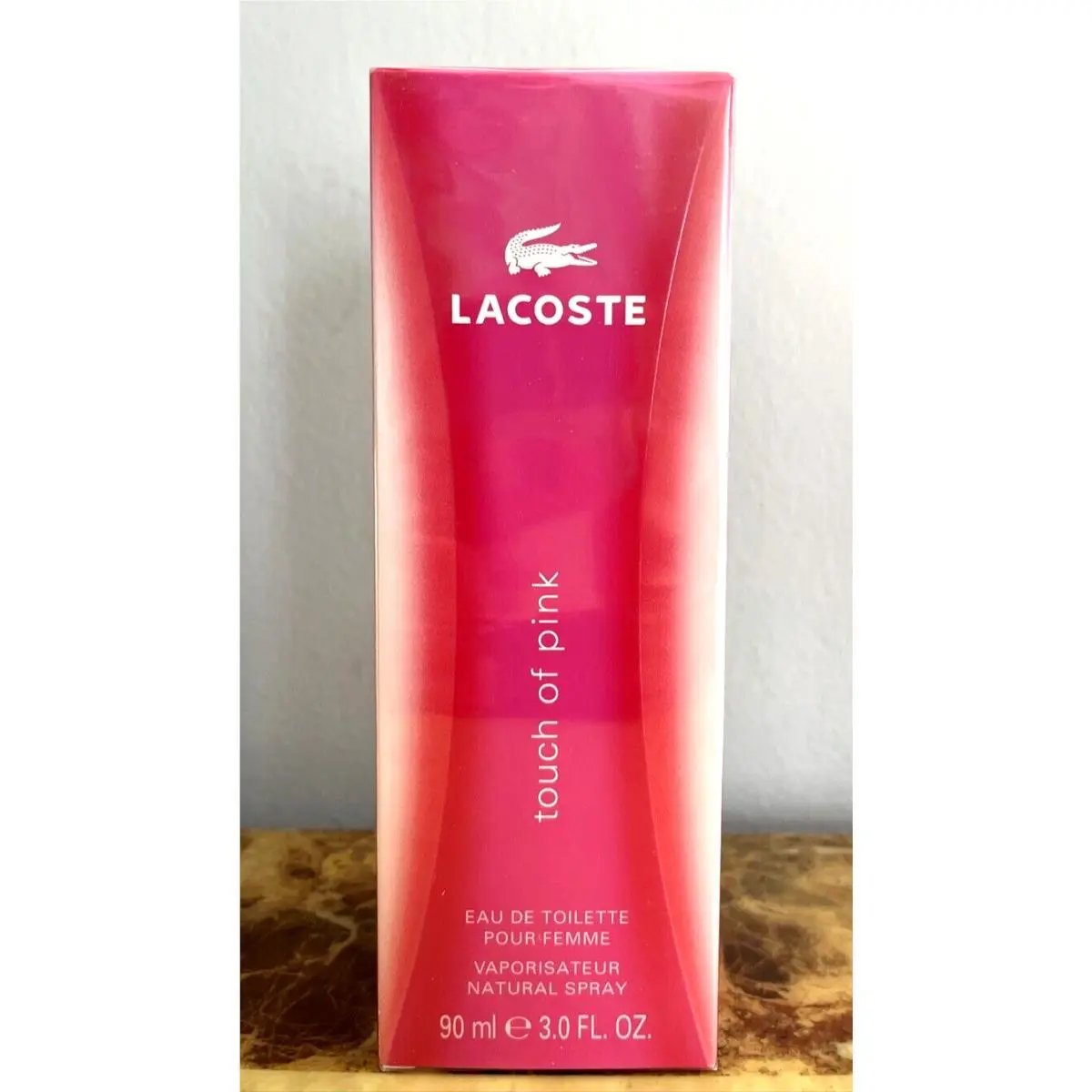 2018 - Touch of Pink by Lacoste 3 /3.0 oz / 90ml Edt Spray Women Perfume
