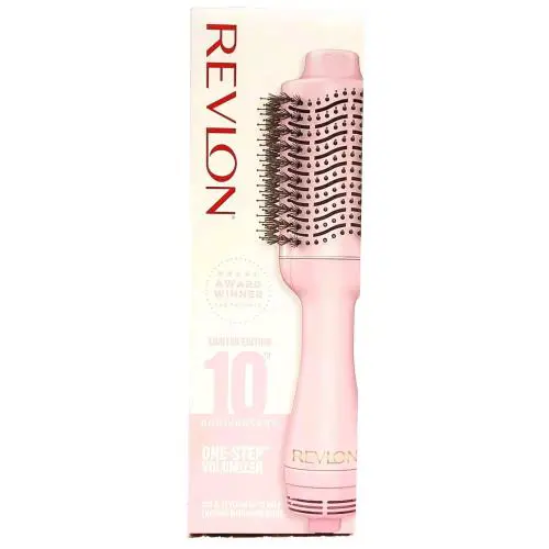 Revlon One-step Volumizer Hair Dryer Ceramic Brush- 10th Anniversary Pink Fizz
