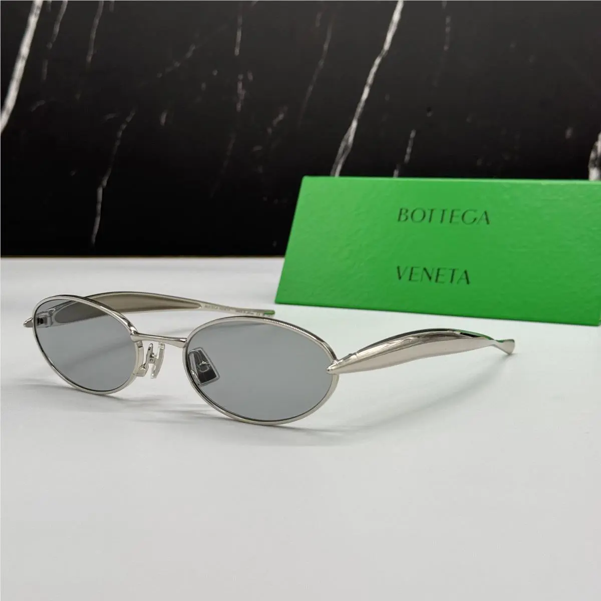 Bottega Veneta Sunglasses Silver Women Eyewear Bottega Veneta BV1386S 007
