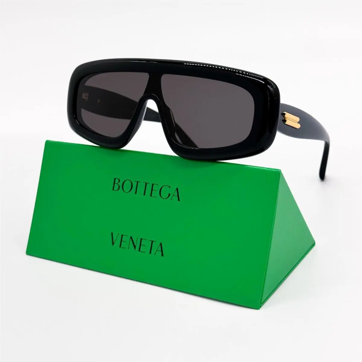Bottega Veneta Sunglasses Black Unisex Eyewear Bottega Veneta BV1281S 001
