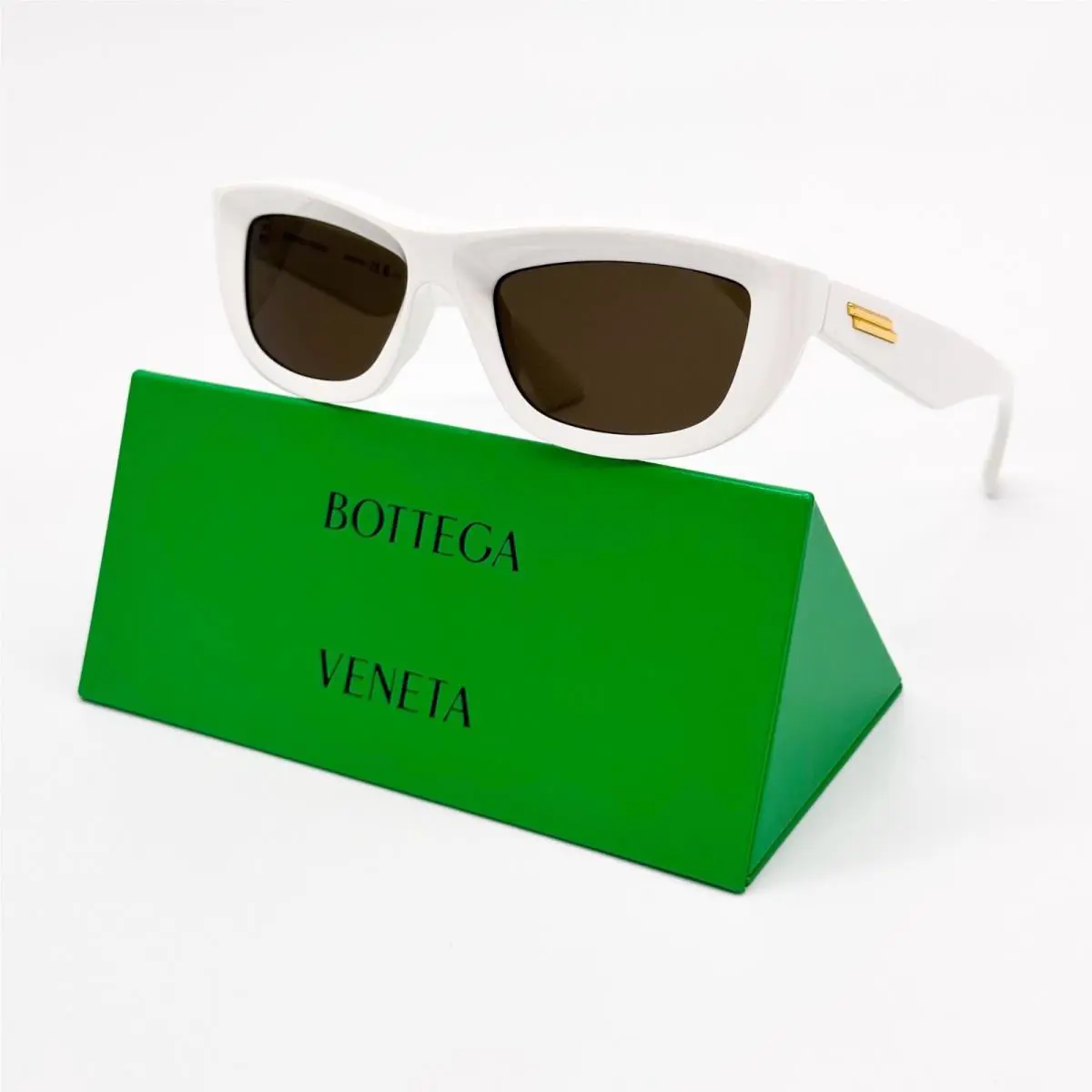Bottega Veneta Sunglasses BV1326S 004 Ivory Women Eyewear