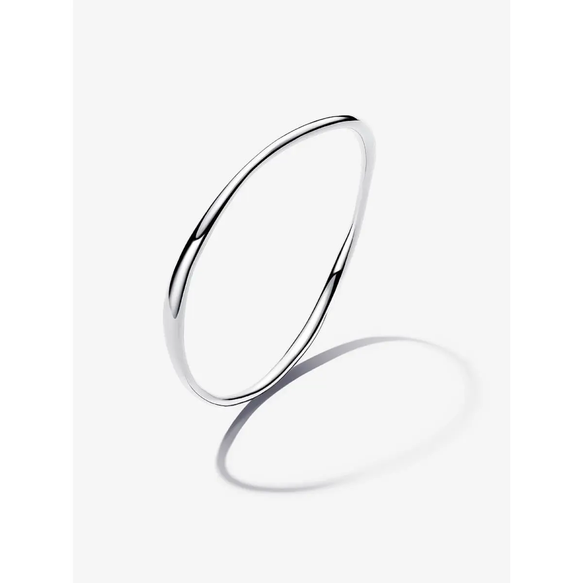 Pandora Organically Shaped Bangle Sterling Silver-593317C00-2