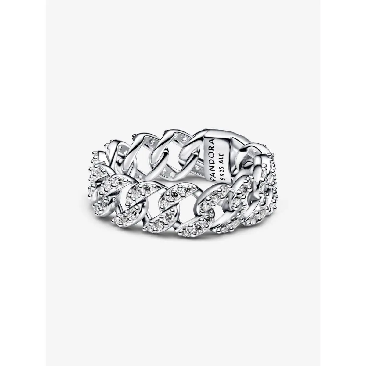 Pandora Pav Cuban Chain Ring-193557C01