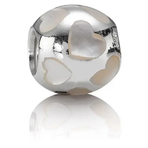Pandora Sterling Silverlove Me White Mother of Pearl Bead 790398MPW