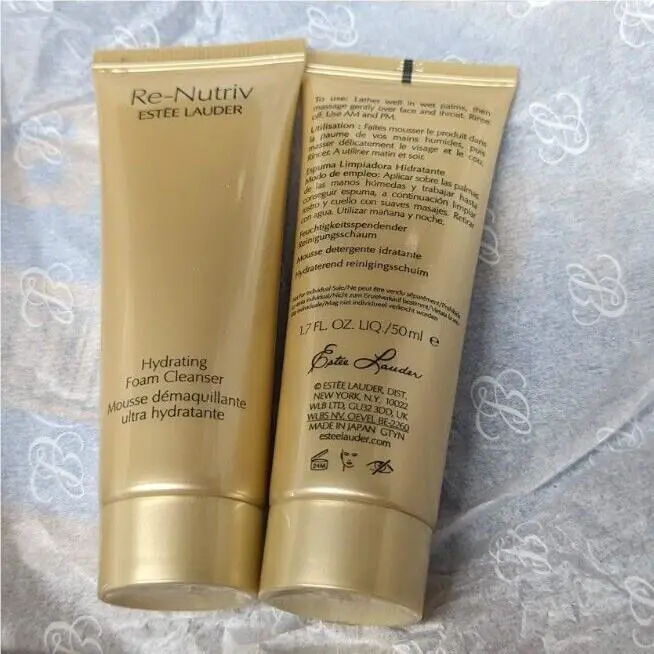 Estee Lauder Re-nutriv Hydrating Foam Cleanser 2x1.7 oz/50 ml 3.4 oz/100ml