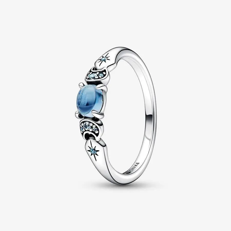 Pandora 925 Silver Disney Aladdin Princess Jasmine Ring 192344C01-50