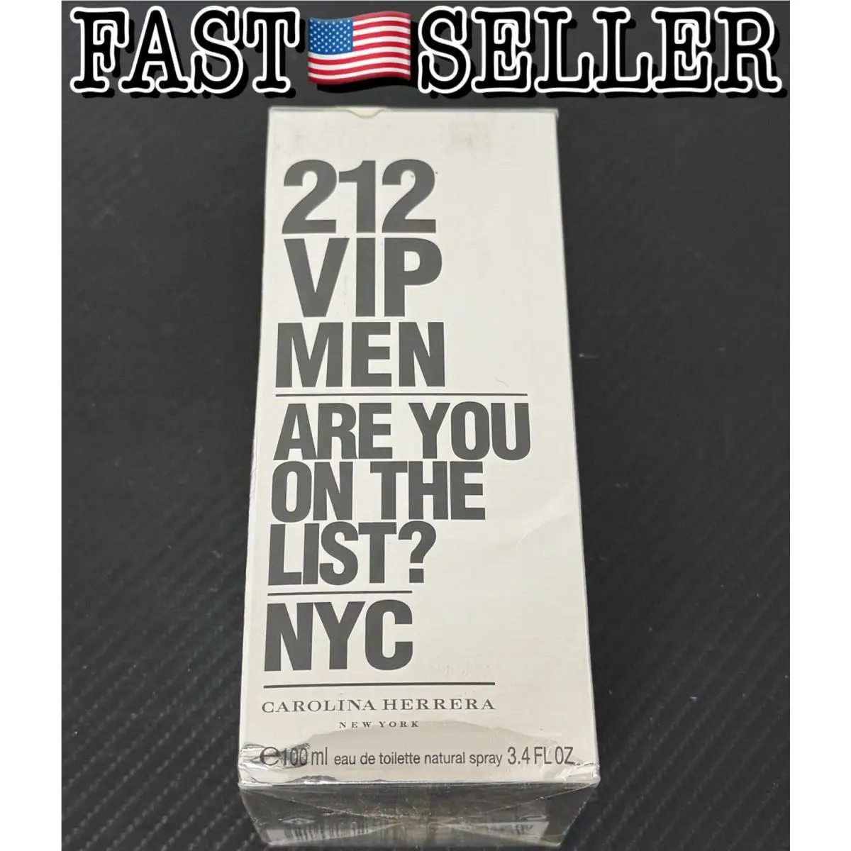 212 Vip Men Nyc By Carolina Herrera Edt Spray 3.4oz 100ml