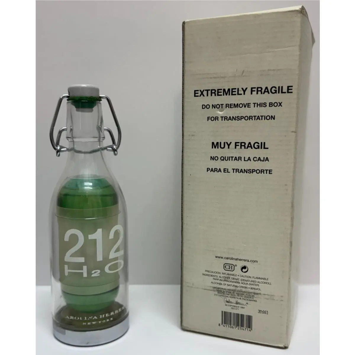 212 H20 BY Carolina Herrera 2 OZ / 60 ML Edt Spray Vintage