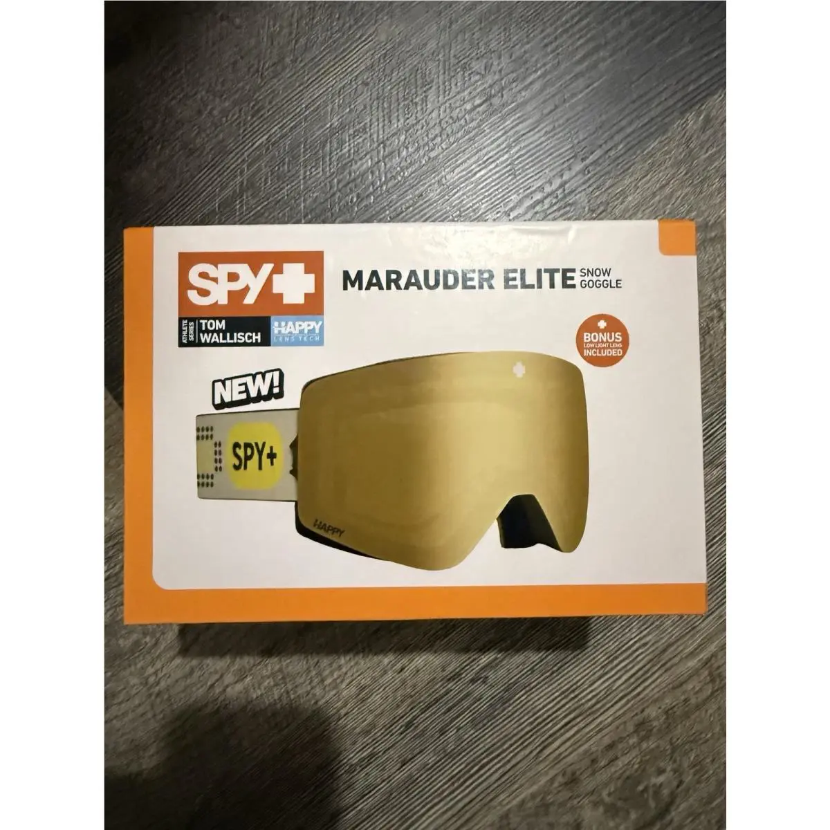 Spy Optic Marauder Elite Goggles - Tom Wallisch / Gold Mirror + Bonus Lens