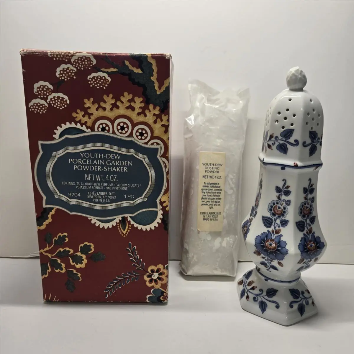 Estee Lauder Youth Dew Porcelain Garden Perfumed Body Powder Shaker 4oz