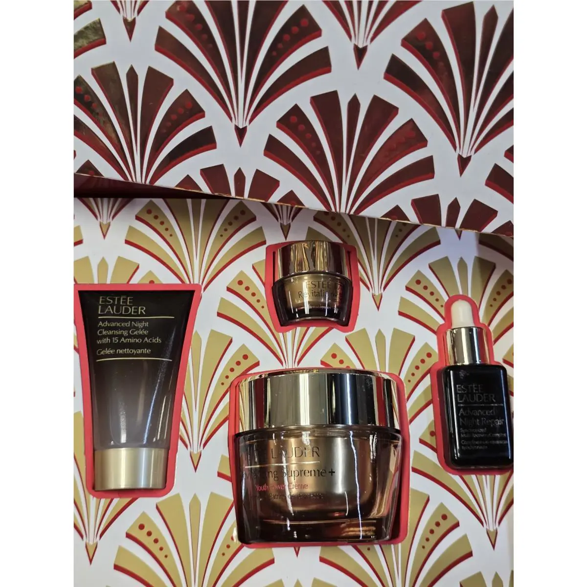 Estée Lauder Lift + Firm Routine Set: Supreme+ 1.7oz Anr 0.5oz Eye Cleanser
