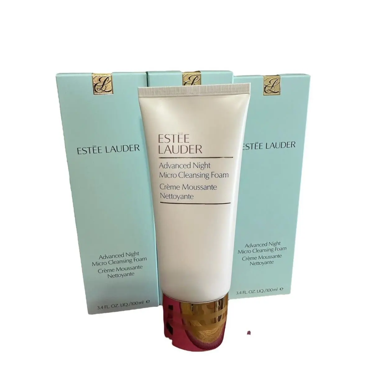 Estee Lauder Advanced Night Micro Cleansing Foam 3.4 Oz 3 Bottles Bundle