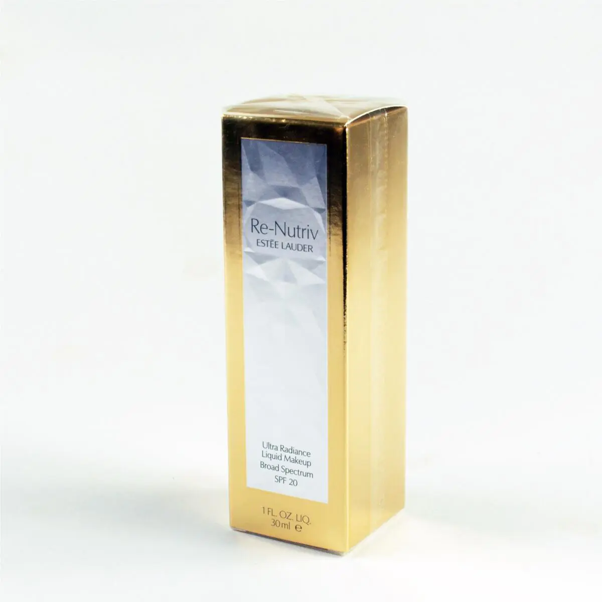 Estee Lauder Re-nutriv Ultra Radiance SPF20 Liquid Makeup 1W1 Bone - Size 1 Oz