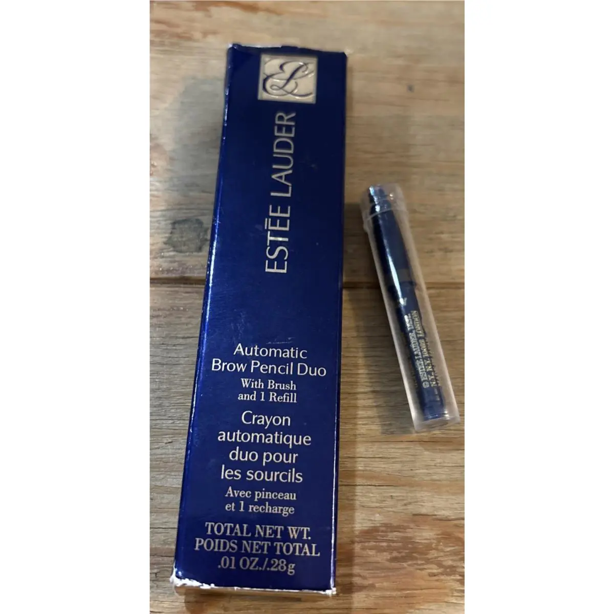 1 One Estee Lauder 06 Dark Brown Automatic Brow Pencil Refill 0.01 Oz