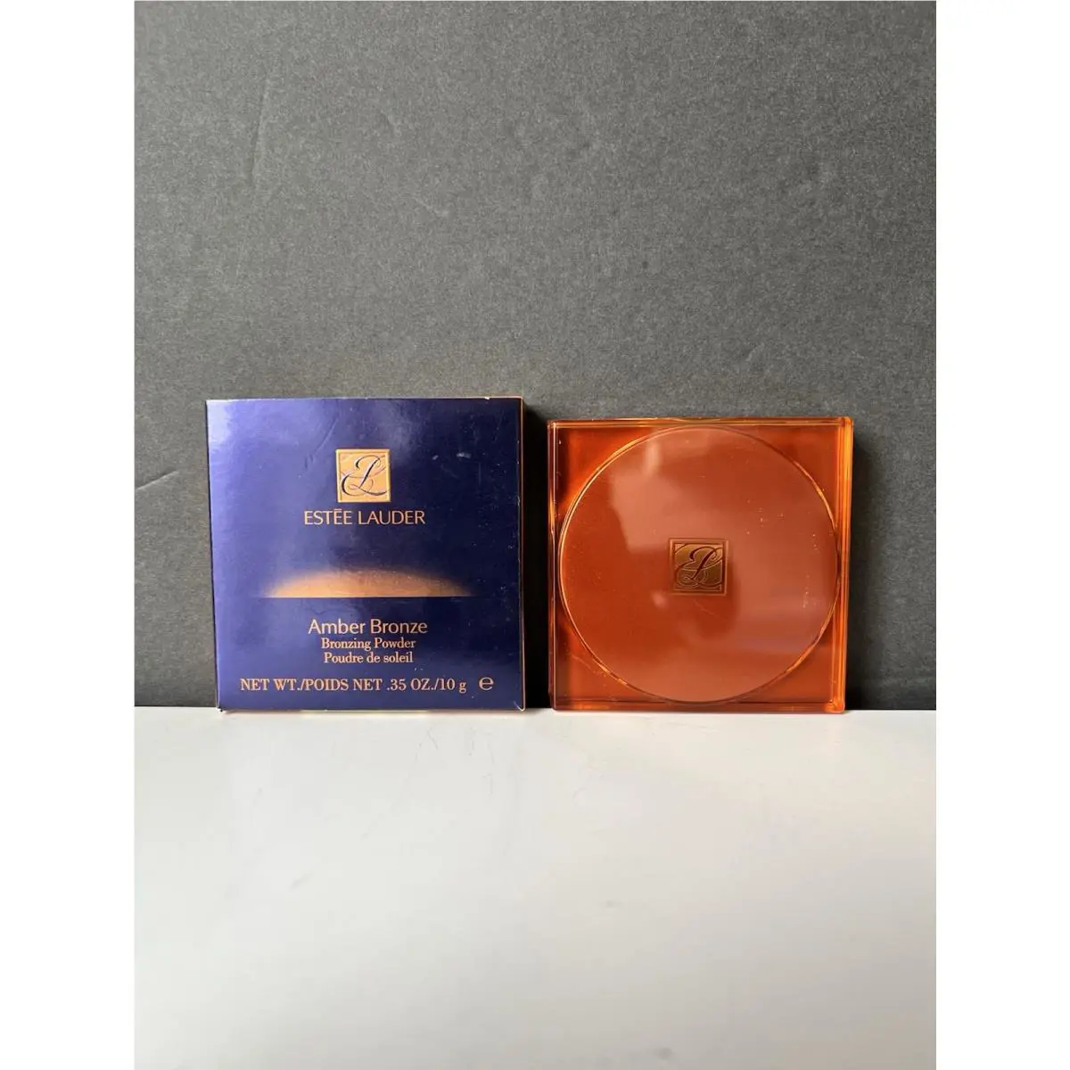 Estee Lauder Amber Bronze Pressed Bronzing Powder 12 Sun Bronze Flaw