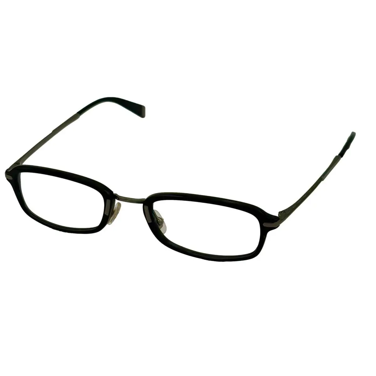 John Varvatos Plastic Black Rectangle Eyewear Frame V300. 50mm