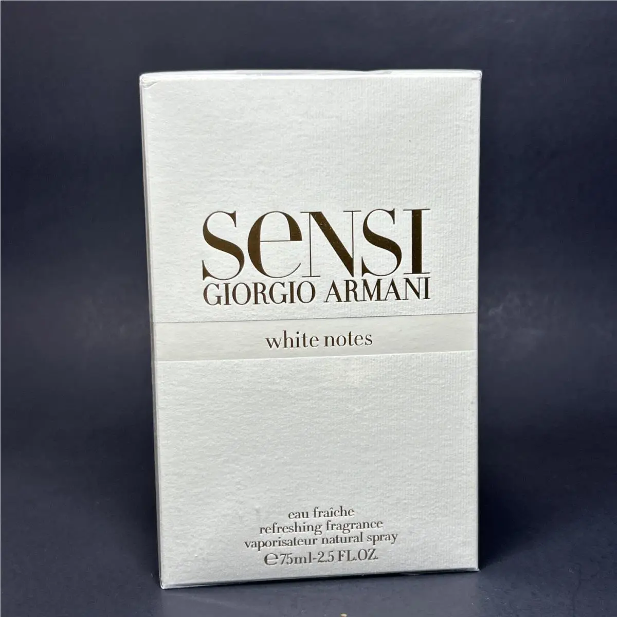 Sensi White Notes Giorgio Armani Eau Fraiche 75 ml 2.5 oz Box