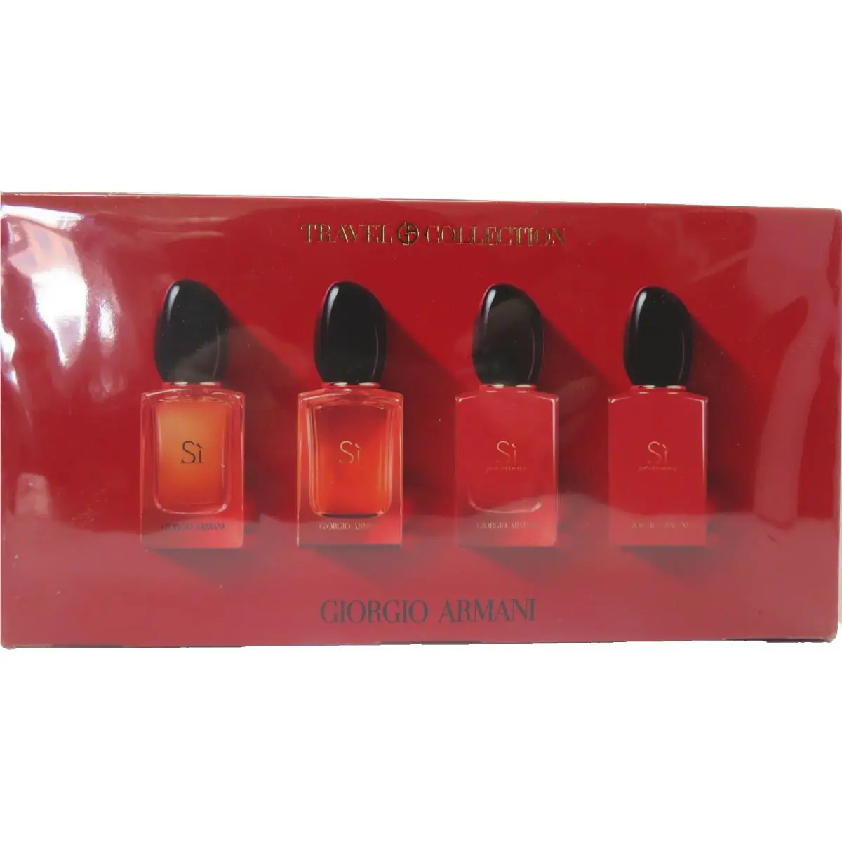 SI Set By Giorgio Armani Mini Eau De Parfum 4 x 0.24 Oz Travel Variety Passione