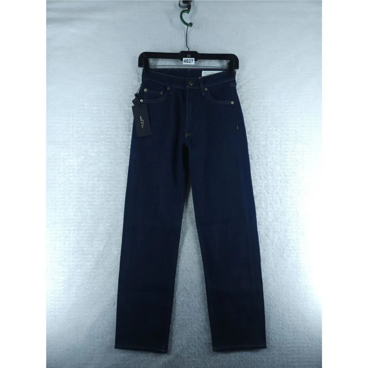 Rag Bone Harlow Mid Rise Ankle Straight Jeans - Dark Rinse Size 23