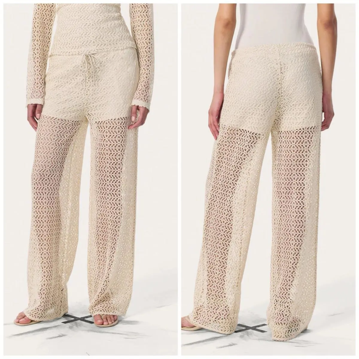 Rag Bone Liv Mesh Pant In Turtledove Size: Medium